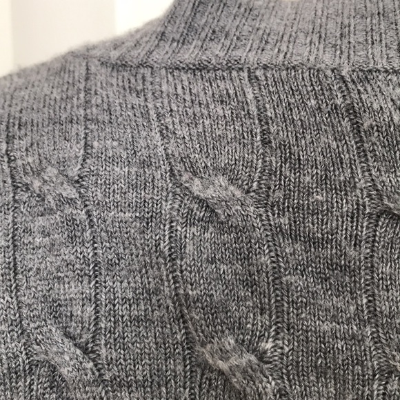 NY & Co Gray Cable Knit Sweater - Picture 3 of 4